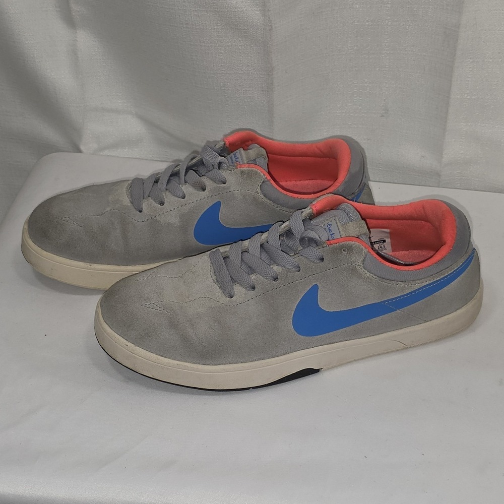 Nike SB Eric Koston 1 Grey Wolf Blue Suede 630569-046 Youth Size 6.5Y EU 39